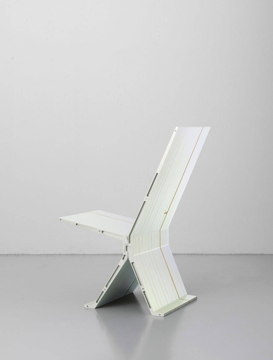 Ore Streams metal chair by jeroen van de gruiter designed with Formafantasma